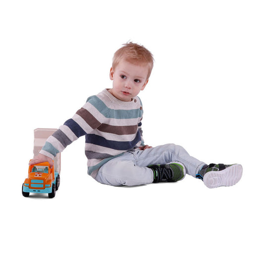 Cavallino safari torpedo kiepvrachtwagen oranje, 26,5cm