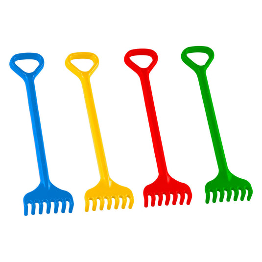 Cavallino kunststof hark kleur, 50,5cm