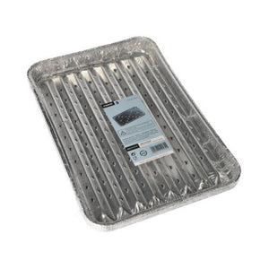 Papstar alu grillschalen hoekig 2,5cmx23cmx34cm pak a 5 stuks