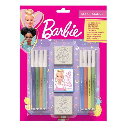 Multiprint barbie stempelset, 11dlg.