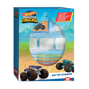 Multiprint hot wheels stempelset met 4 stempels