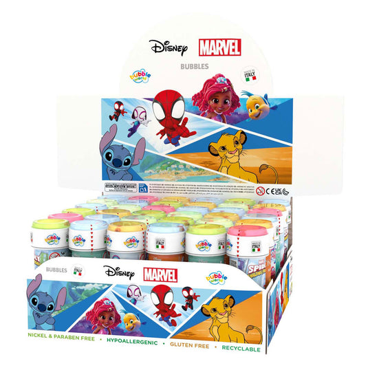 Disney bellenblaas marvel - 36x60ml.