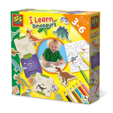Ses creative ses ik leer dinosaurussen knutselset