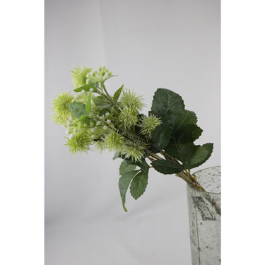 Mansion atmosphere kunsttak scallion ball wit 3 stelen gebundeld met touw