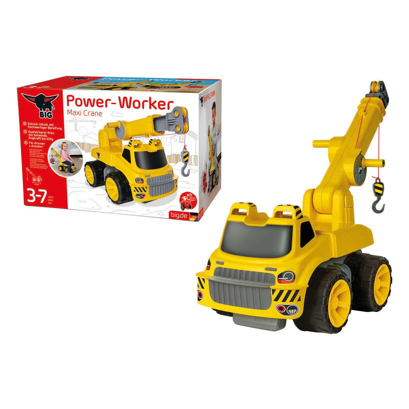 Load image into Gallery viewer, Big power worker maxi loopauto met kraan
