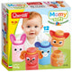 Quercetti bouwset momy soft dieren - 12 zachte blokken voor baby's.