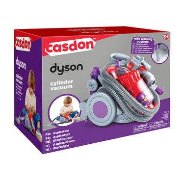 Casdon speelgoed stofzuiger dyson dc22 met realistische zuigkracht.