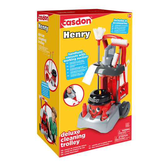 Casdon schoonmaak trolley henry deluxe speelset