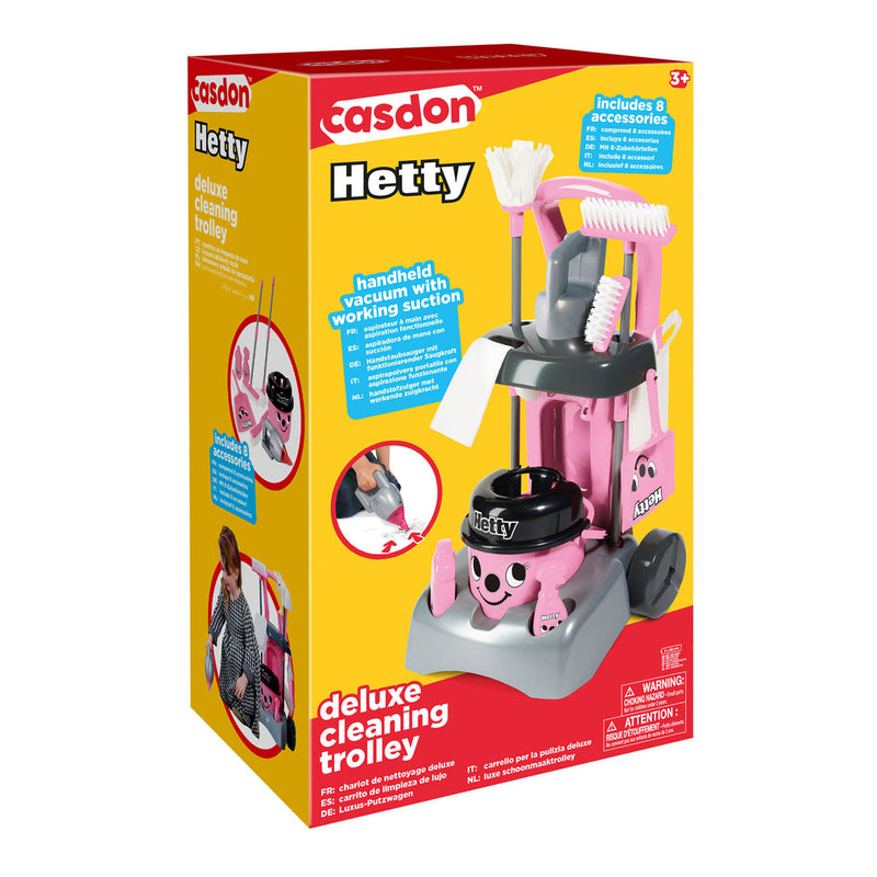 Load image into Gallery viewer, Casdon schoonmaak trolley hetty deluxe speelset
