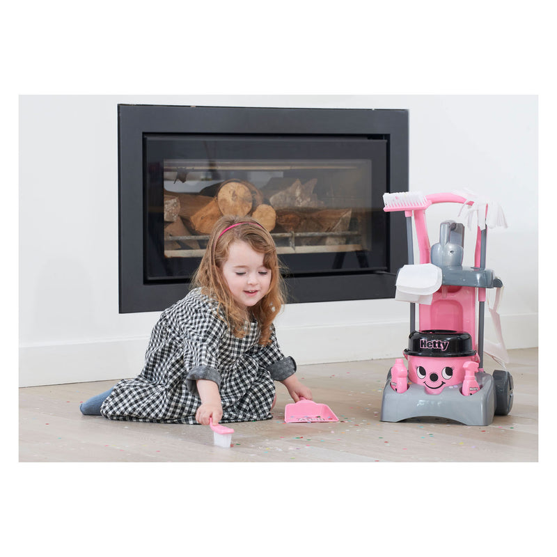 Load image into Gallery viewer, Casdon schoonmaak trolley hetty deluxe speelset
