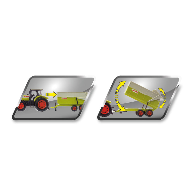 Load image into Gallery viewer, Dickie toys claas - tractor aanhangwagen - 57 cm - speelgoedvoertuig
