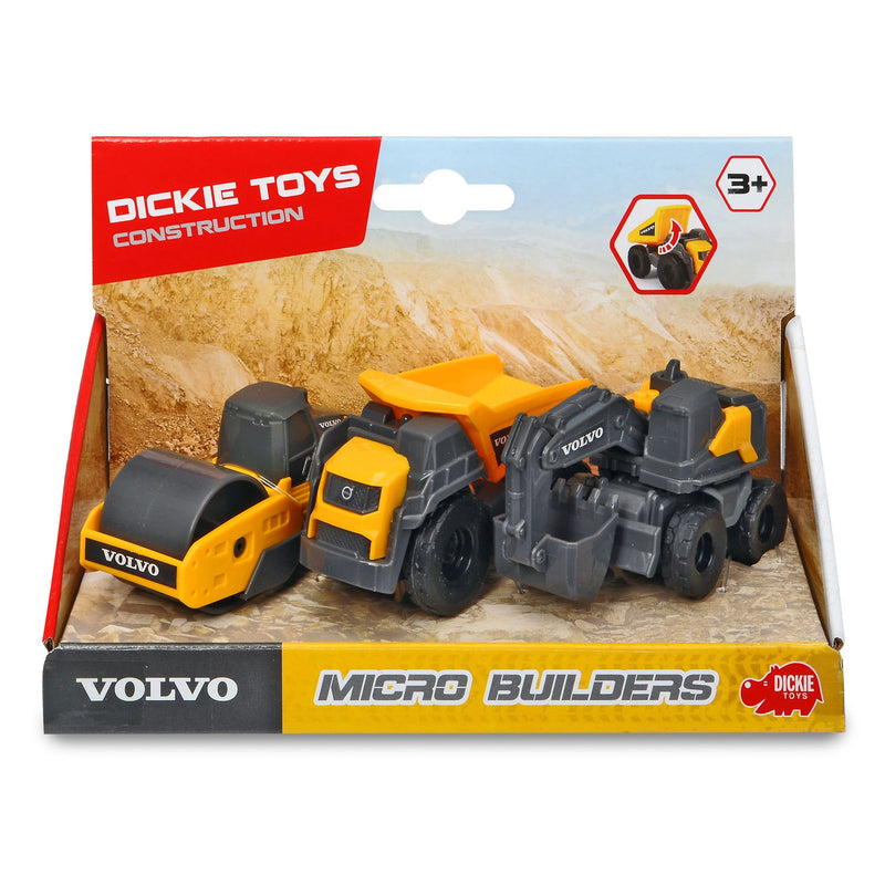 Load image into Gallery viewer, Dickie Volvo Micro Werkvoertuigen, 3st.
