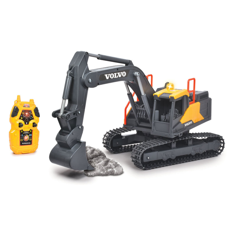 Load image into Gallery viewer, Dickie toys rc volvo graafmachine - vanaf 3 jaar - licht en geluid - bestuurbaar
