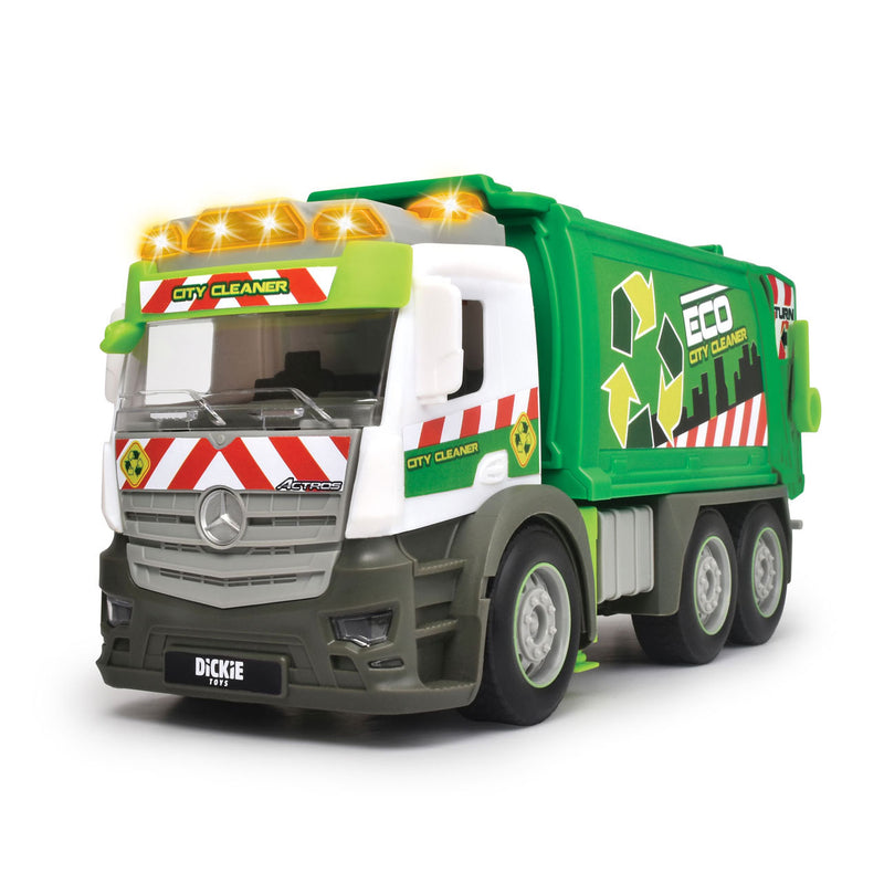 Load image into Gallery viewer, Dickie toys action truck - vuilniswagen - 26 cm - licht en geluid - speelgoedvoertuig
