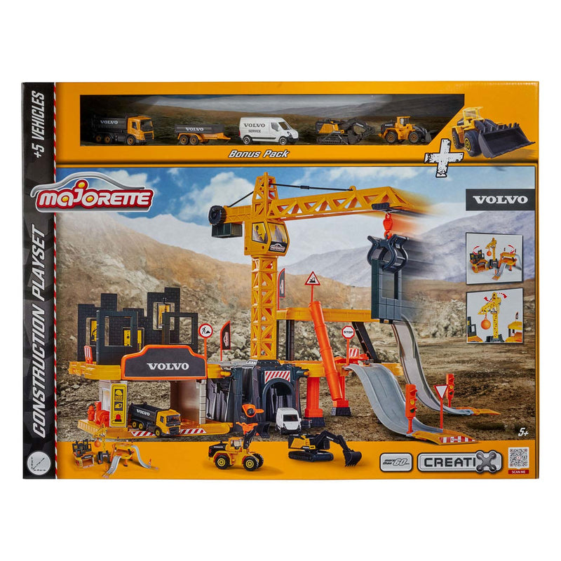 Load image into Gallery viewer, Majorette Volvo Constructie Speelset
