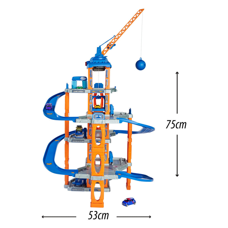 Load image into Gallery viewer, Majorette Garage met Lift en 5 Auto's
