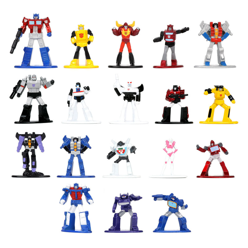 Load image into Gallery viewer, Jada Toys Transformers Nano Wave 1 Speelfiguren 18st.
