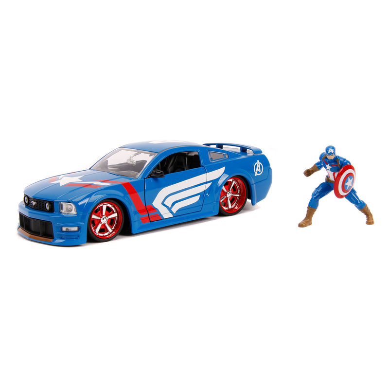 Load image into Gallery viewer, Jada Avengers Captain America met Auto 1:24
