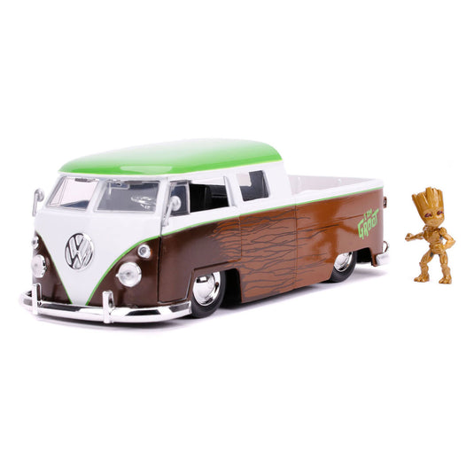 Jada toys jada marvel groot 1963 bus pickup 1:24