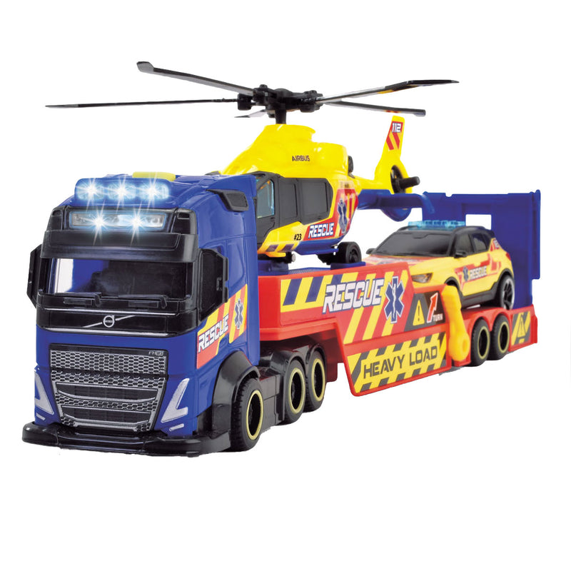 Load image into Gallery viewer, Dickie Transporter met Reddingshelikopter
