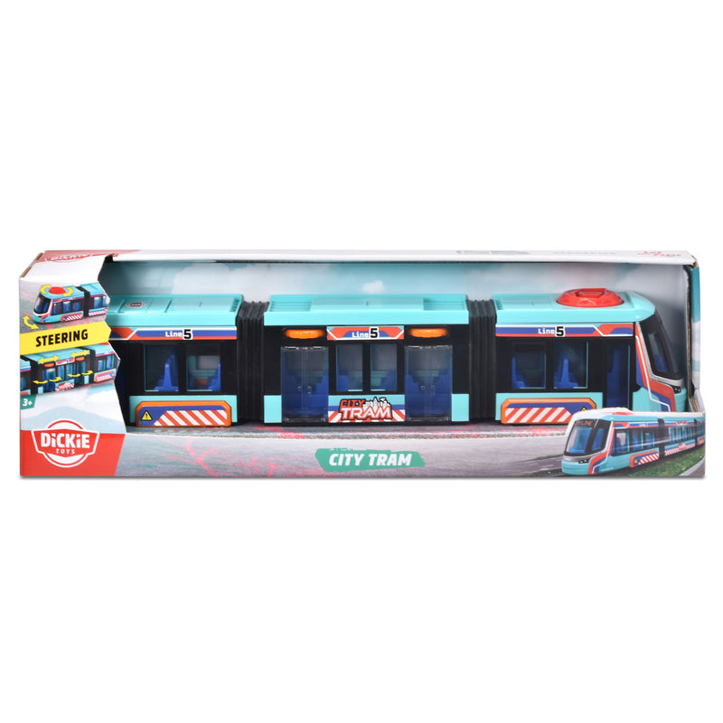 Load image into Gallery viewer, Dickie toys - siemens tram - 41,5 cm - stuurmechanisme op het dak - vanaf 3 jaar - speelgoedvoertuig
