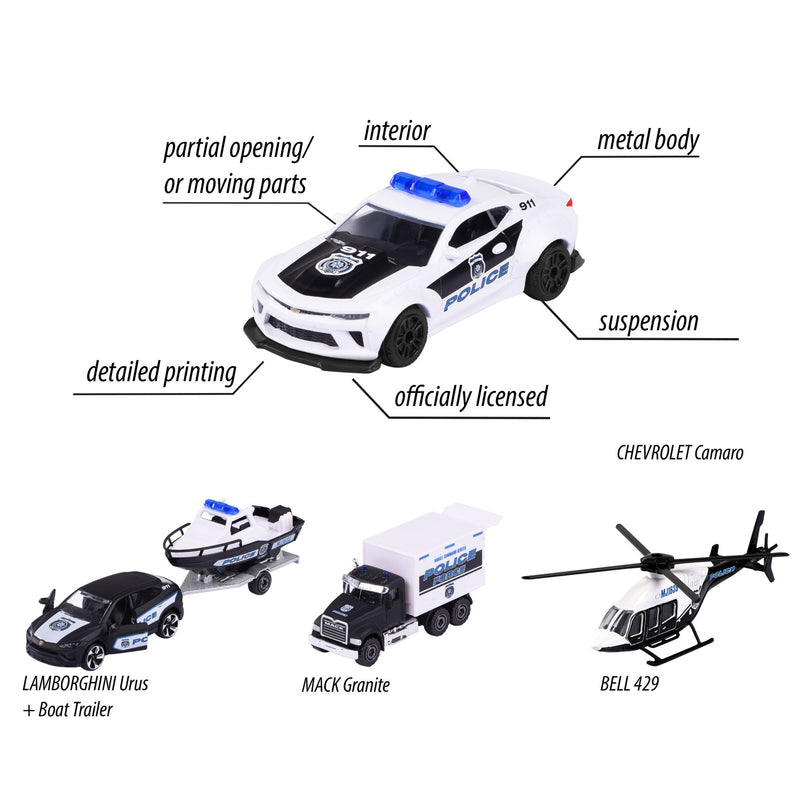 Load image into Gallery viewer, Majorette Police Force Auto's Giftpack, 4st.
