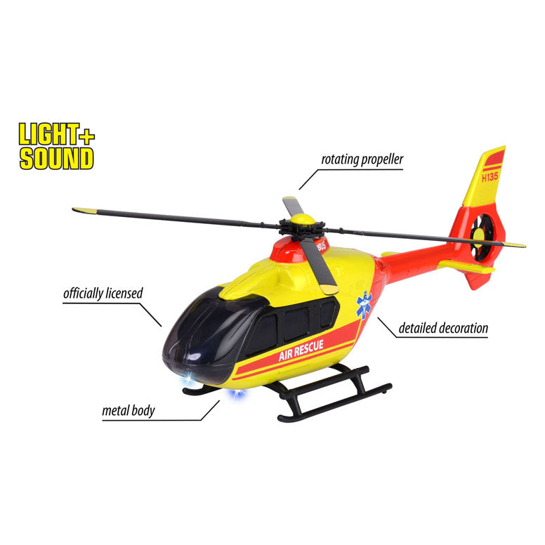 Load image into Gallery viewer, Majorette Airbus H135 Reddingshelikopter
