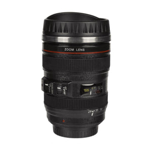 Ootb reisbeker camera lens rvs 15cm
