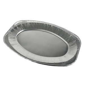 Papstar serveerschaal aluminium pak a 10 stuks