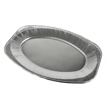 Papstar serveerschaal aluminium pak a 10 stuks