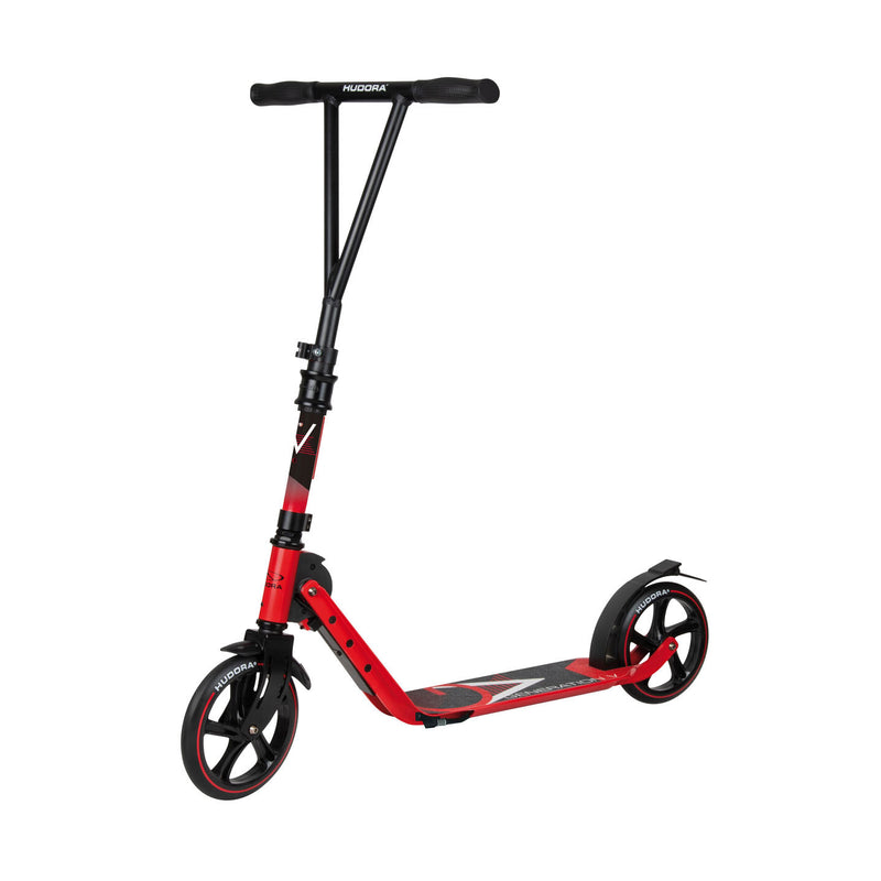 Load image into Gallery viewer, Hudora BigWheel 205 met V-vormig Stuur Rood

