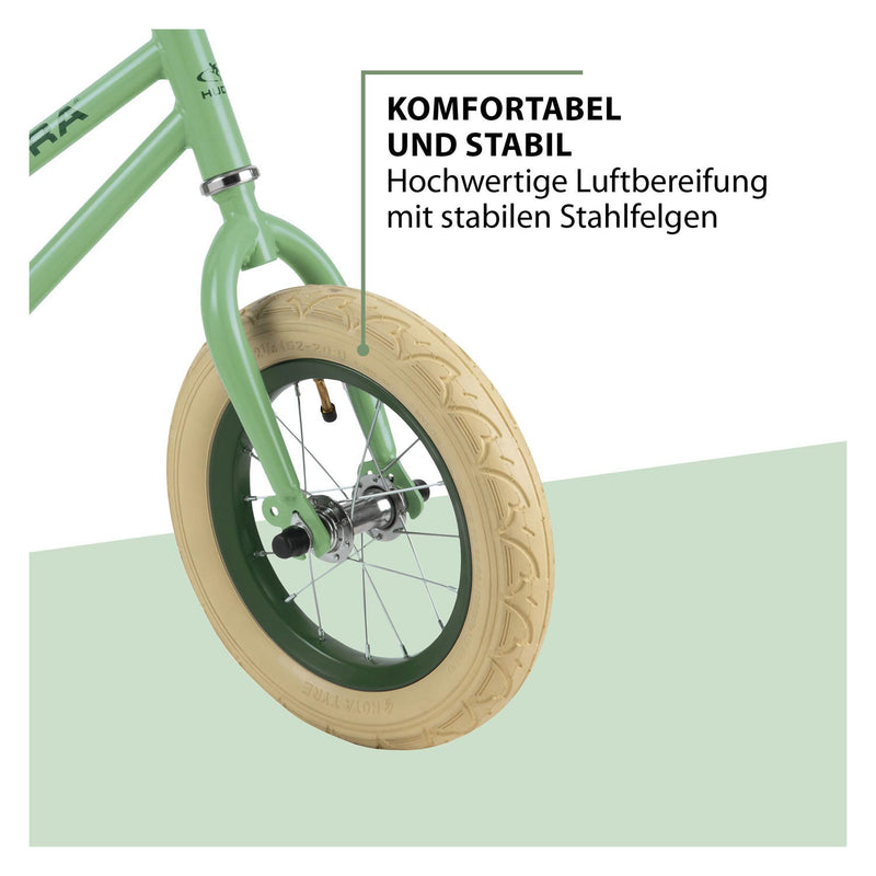 Load image into Gallery viewer, Hudora loopfiets vintage groen
