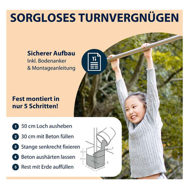 Hudora rekstok pro single