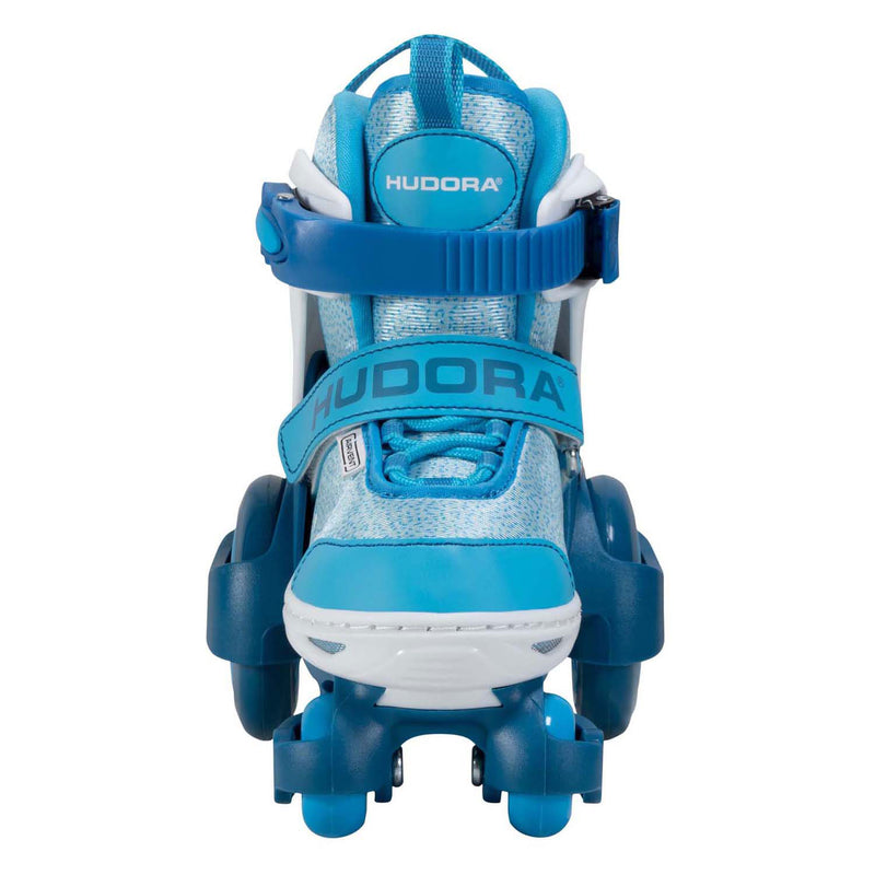 Load image into Gallery viewer, Hudora rolschaatsen my first quad blauw, maat 26-29
