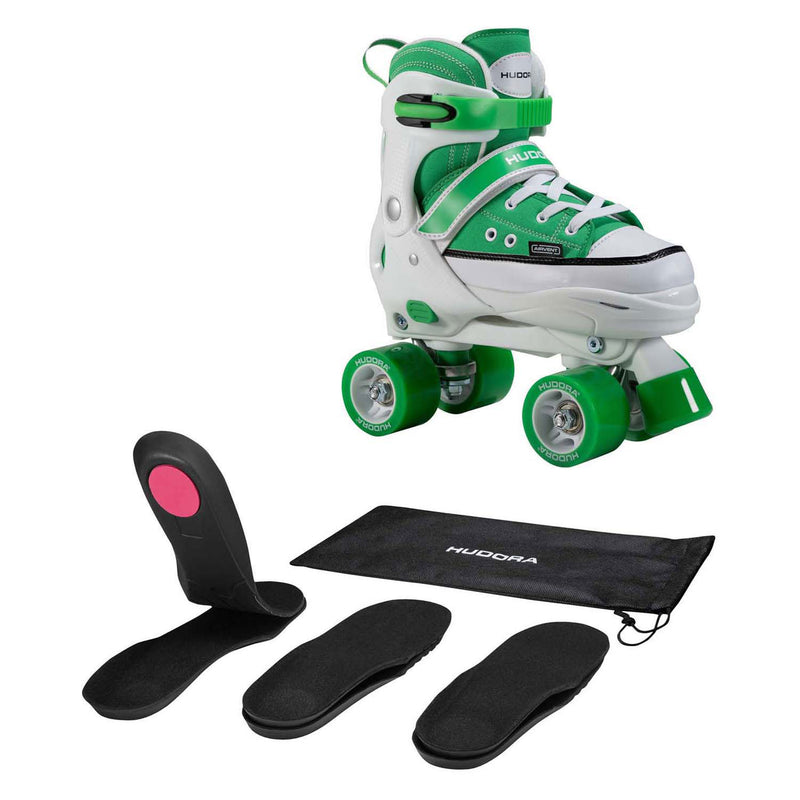 Load image into Gallery viewer, Hudora rolschaatsen sneaker groen, maat 36-39
