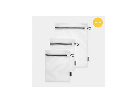 Brabantia waszakjes set a 3 stuks wit
