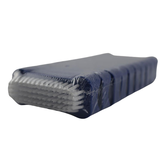 Nagelborstel kunststof blauw pak a 10st