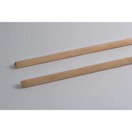 Linea bezemsteel hout 120cm