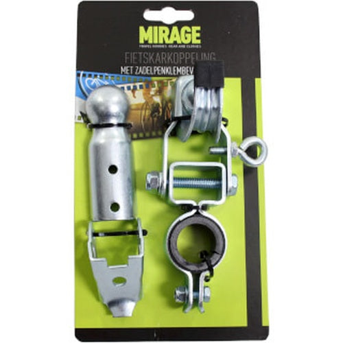Load image into Gallery viewer, Mirage fietskarkoppeling zadelpen bevestiging, zilver, 22~24mm

