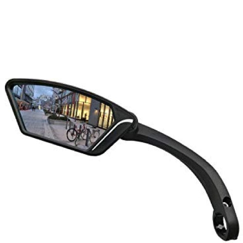 Spiegel links E-bike multi-angle stuurbev. zwart