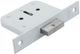 Nemef kastslot type 210 40 - links en rechts bruikbaar - 3 klavieren - 20 sluitingen - inclusief 2 pijpsleutels - uitgevoerd in gelakt staal - voorplaat 133 x 22 mm - doornmaat 40 mm
