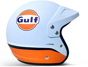 Sparco gulf j-pro ece 22.06 gulf helm - blauw oranje — xl