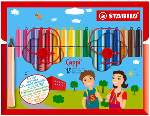 Stabilo cappi viltstiften - 18dlg.