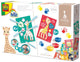 Ses creative sophie la girafe kleuren en vingerverven - 10 kaarten - vanaf 1 jaar - babyproof - goed uitwasbaar - schoencadeautjes sinterklaas