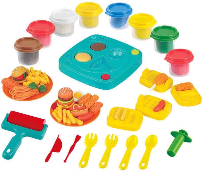 Load image into Gallery viewer, Play go diner cafe kleiset - 8 kleipotjes
