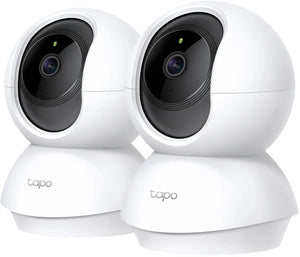 Tp-link tapo c200 beveiligingscamera binnen 2 pak - 1080p- full hd- pan tilt - wifi camera