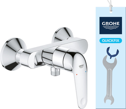 Grohe swift eengreeps douchemengkraan - wandmontage - metalen hendel - chroom