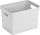 Sunware sigma home opbergbox 18l - 35x24.6x24.3 cm - wit