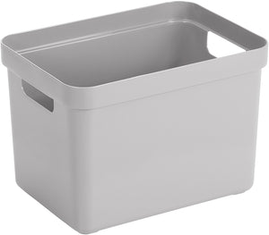 Sunware sigma home opbergbox 18l - 35x24.6x24.3 cm - grijs