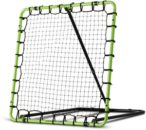 Exit toys exit tempo multisport rebounder 120x120cm - tchoukbal - voetbal rebounder - trainingsmateriaal - buiten - groen zwart